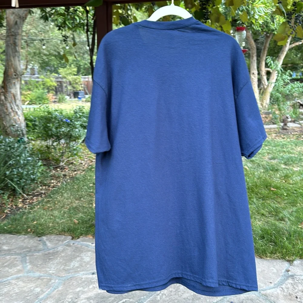 👩‍⚕️ NURSE RATCHED; “Medication Time” Men’s BNWOT Navy 100% Cotton Tee Sz. XL! - Picture 5 of 8
